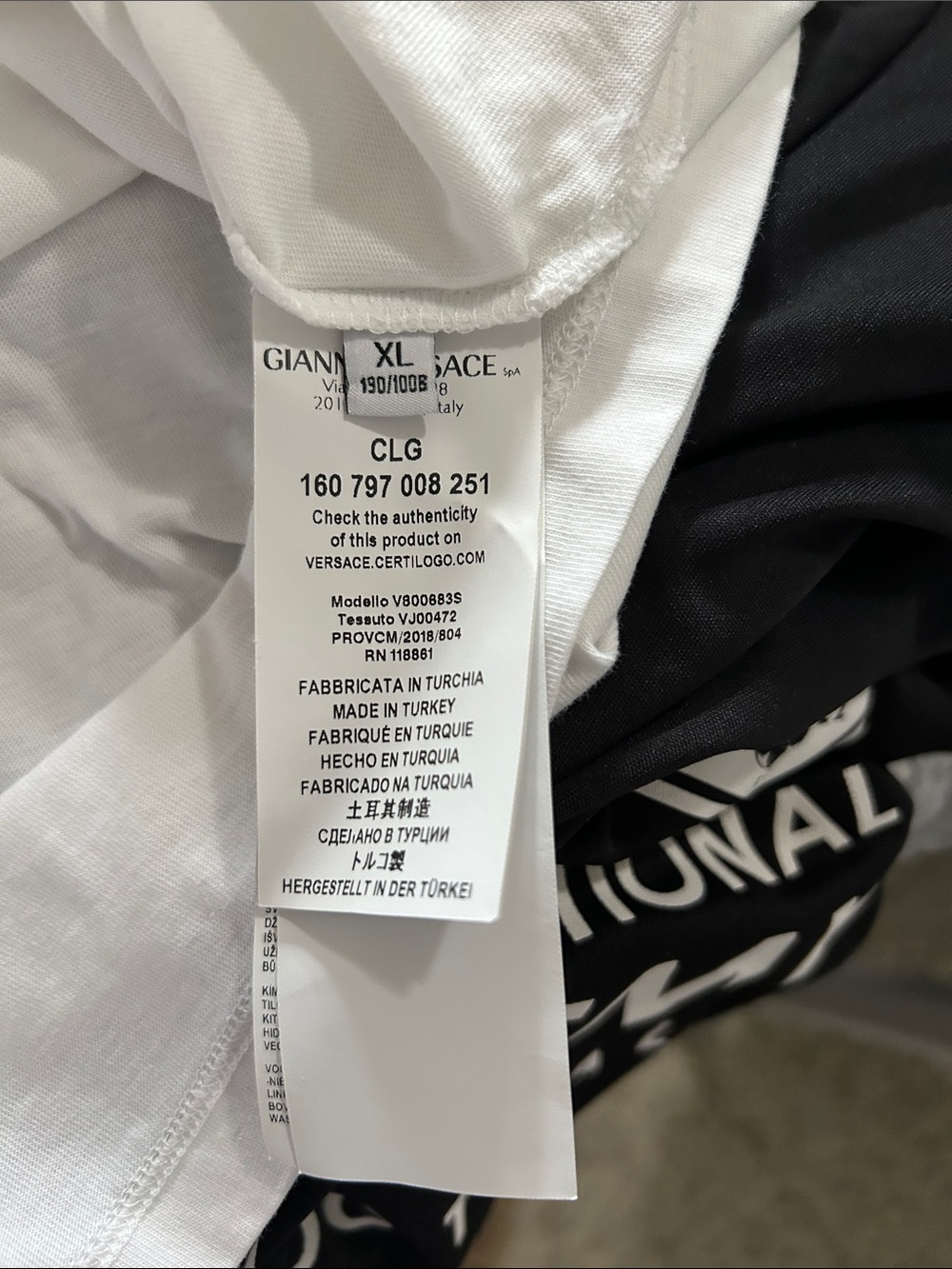 Versace Collection White Graphic Medusa Crewneck Tee - Picture 6 of 10